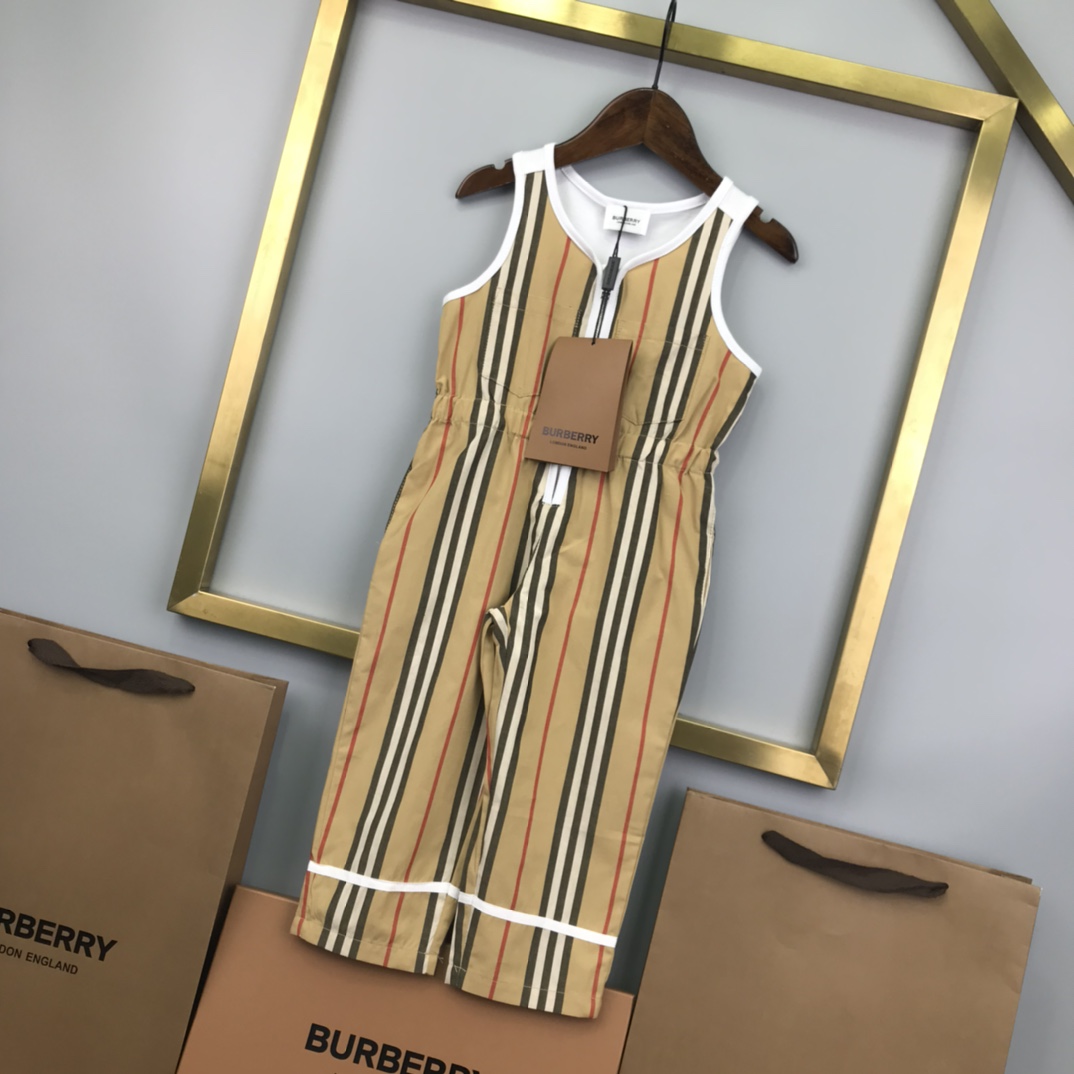 Burberry 2022 New Plaid Jumpsuits