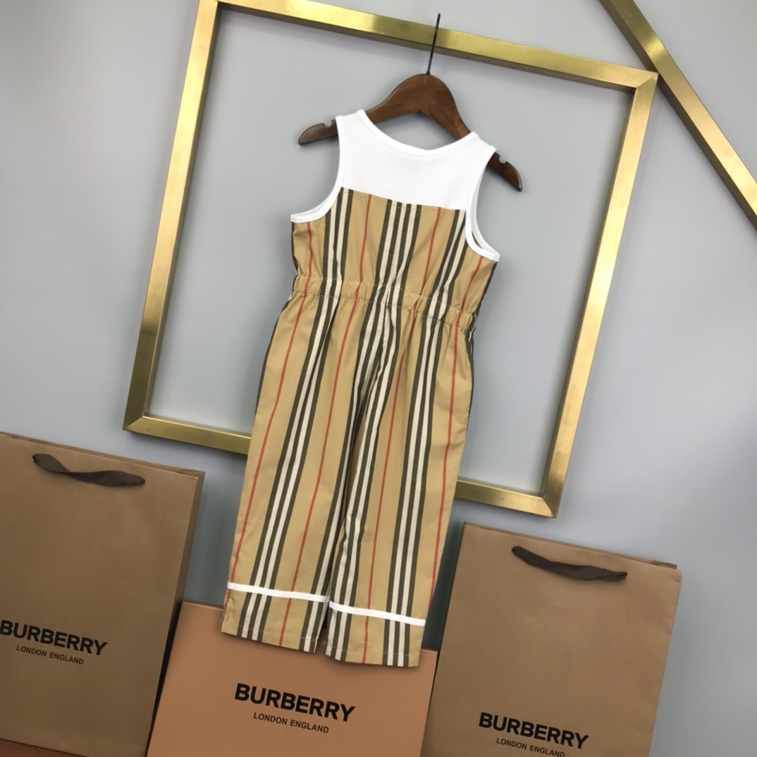 Burberry 2022 New Plaid Jumpsuits