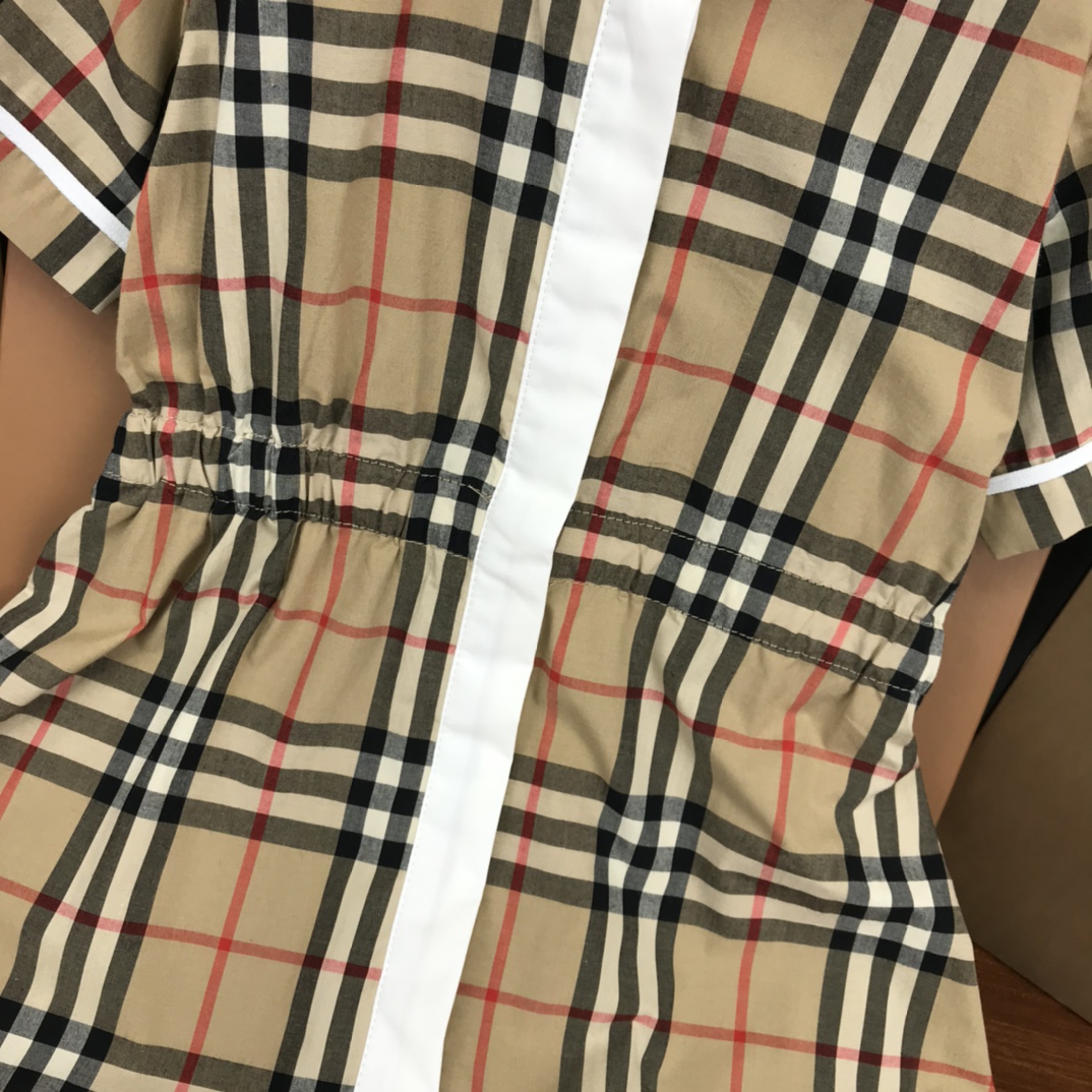 Burberry 2022 New Girl Grid Dress