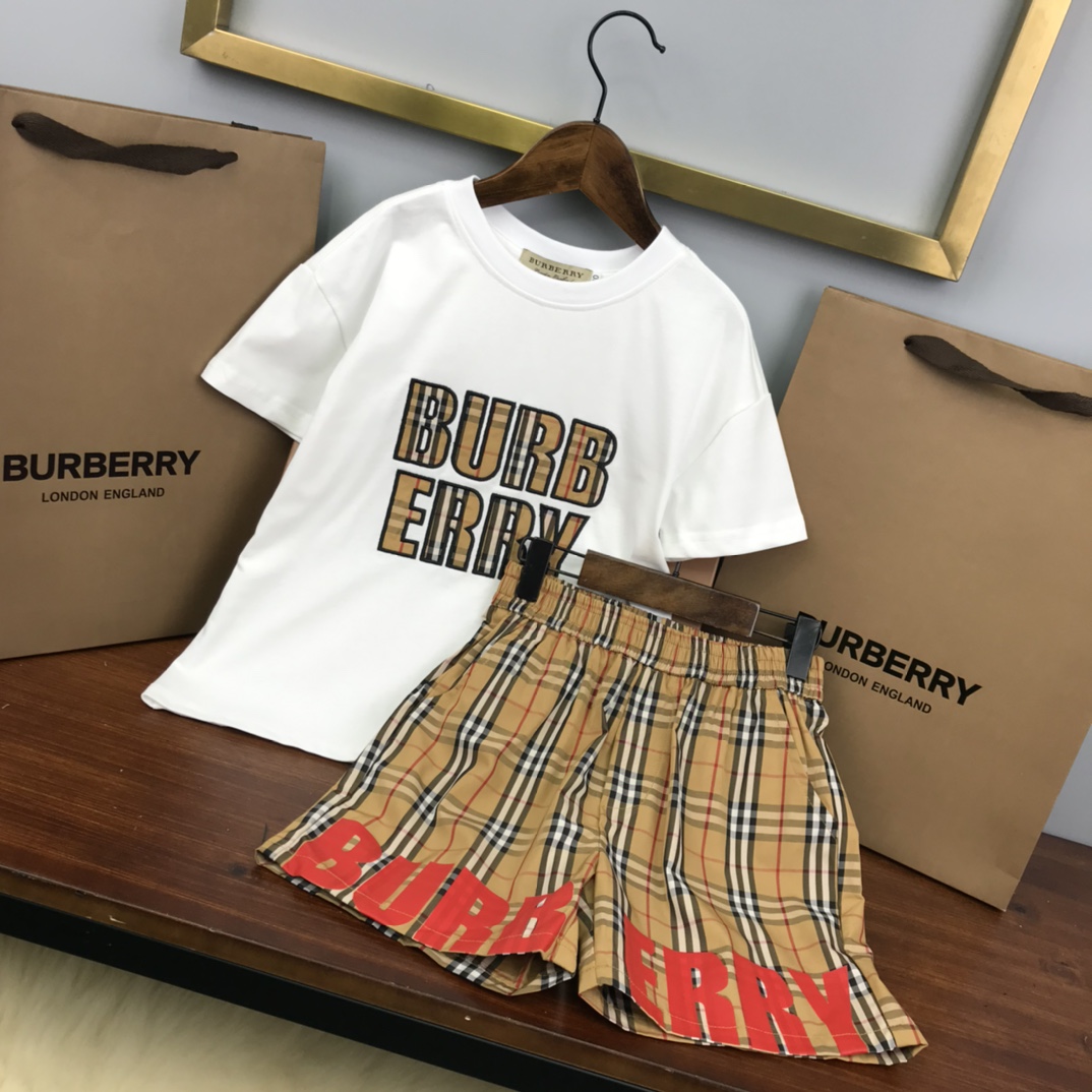 Burberry 2022 New Fashion Children T-shirt