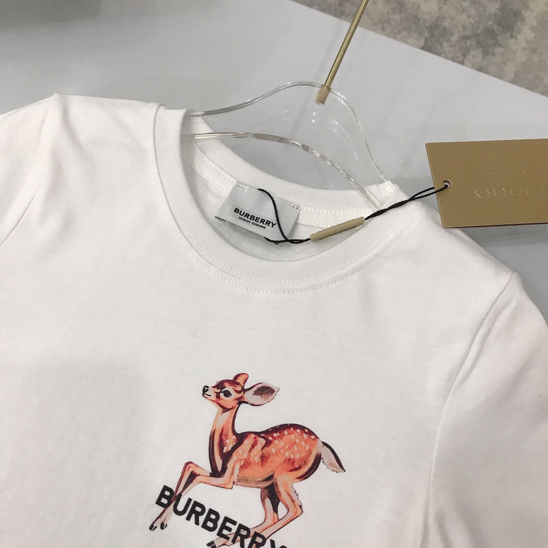 Burberry 2022 New Children T-shirt in White