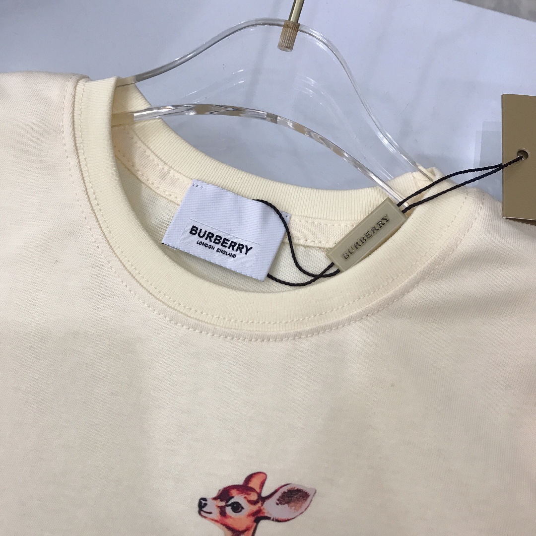 Burberry 2022 New Children T-shirt in Beige