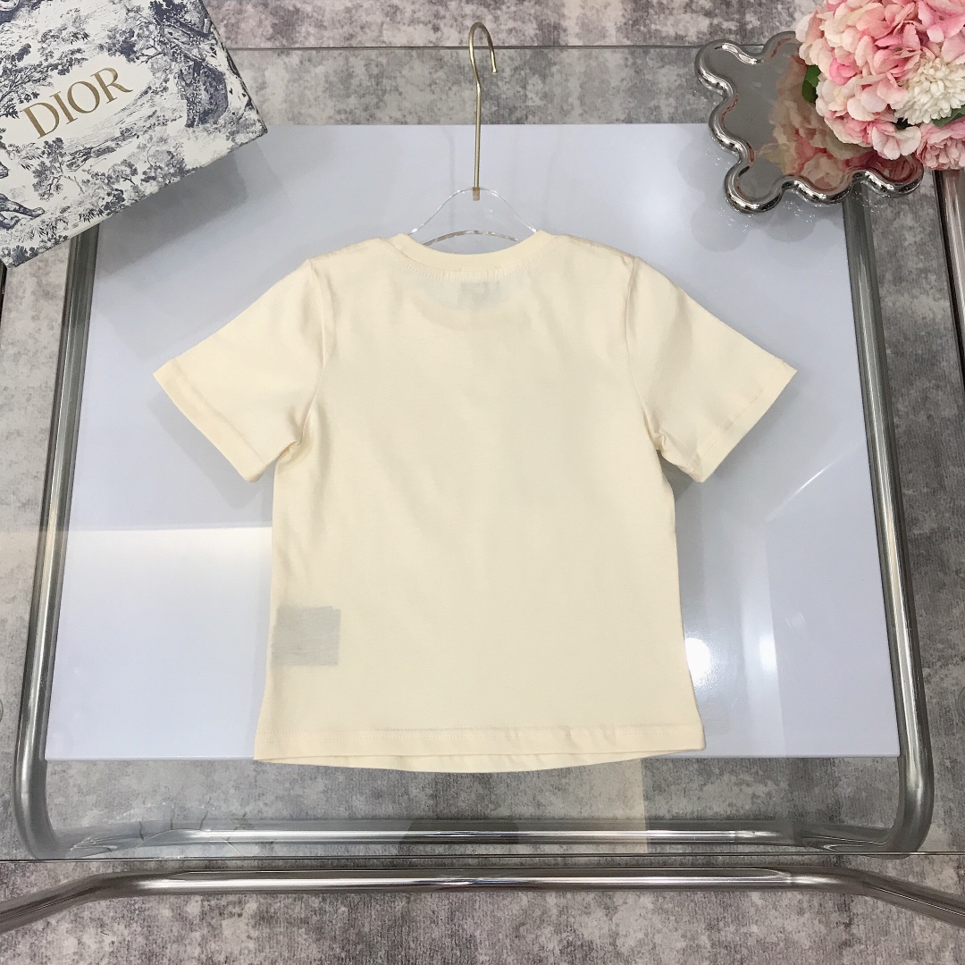 Burberry 2022 New Children T-shirt in Beige