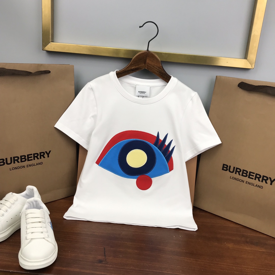 Burberry 2022 New Big Eye Children T-shirt