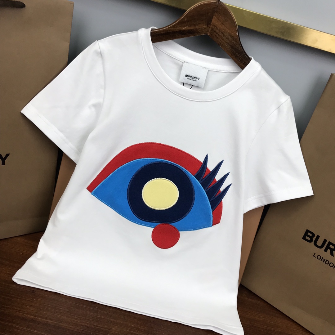 Burberry 2022 New Big Eye Children T-shirt