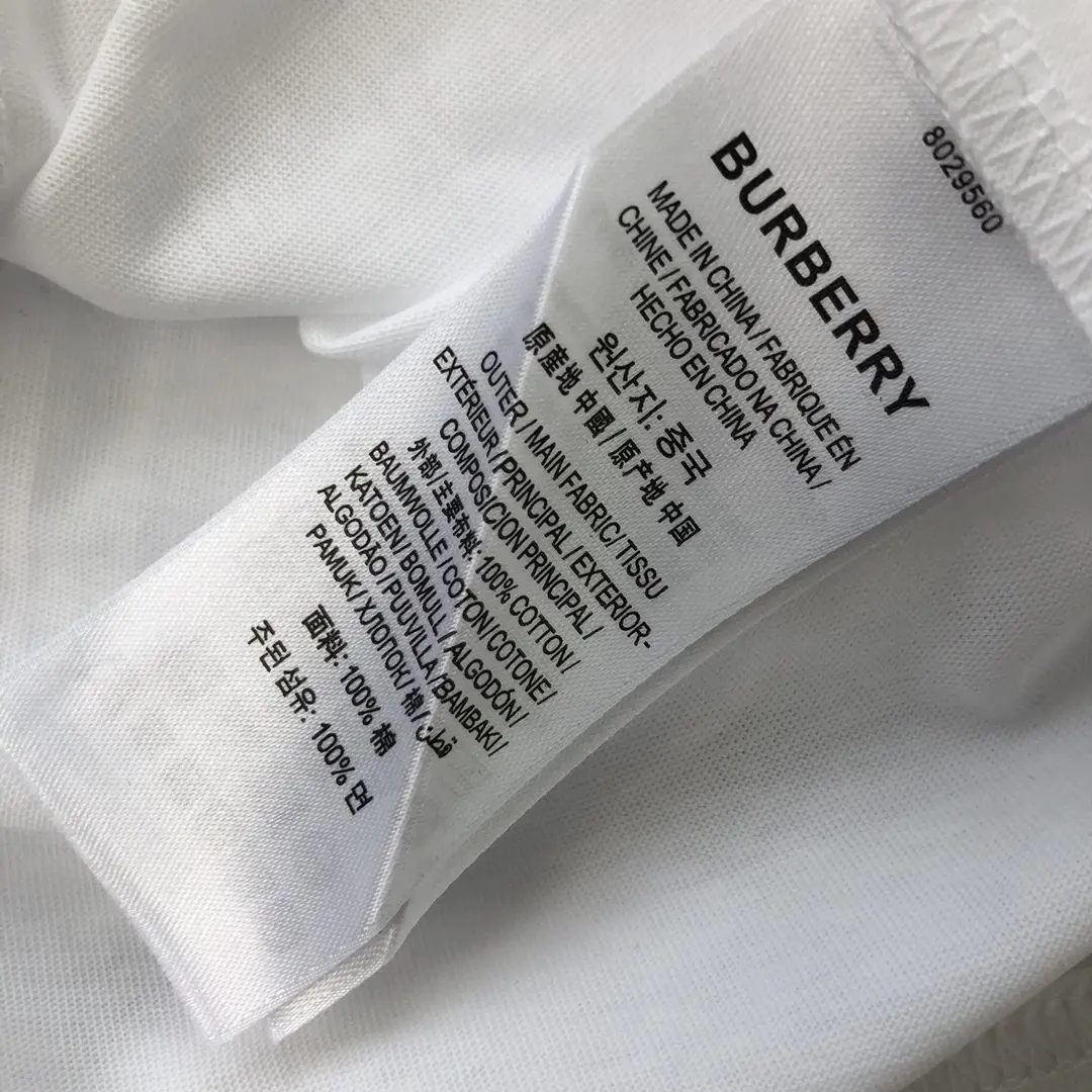 BURBERRY 2022 new arrival embroidery T-shirt