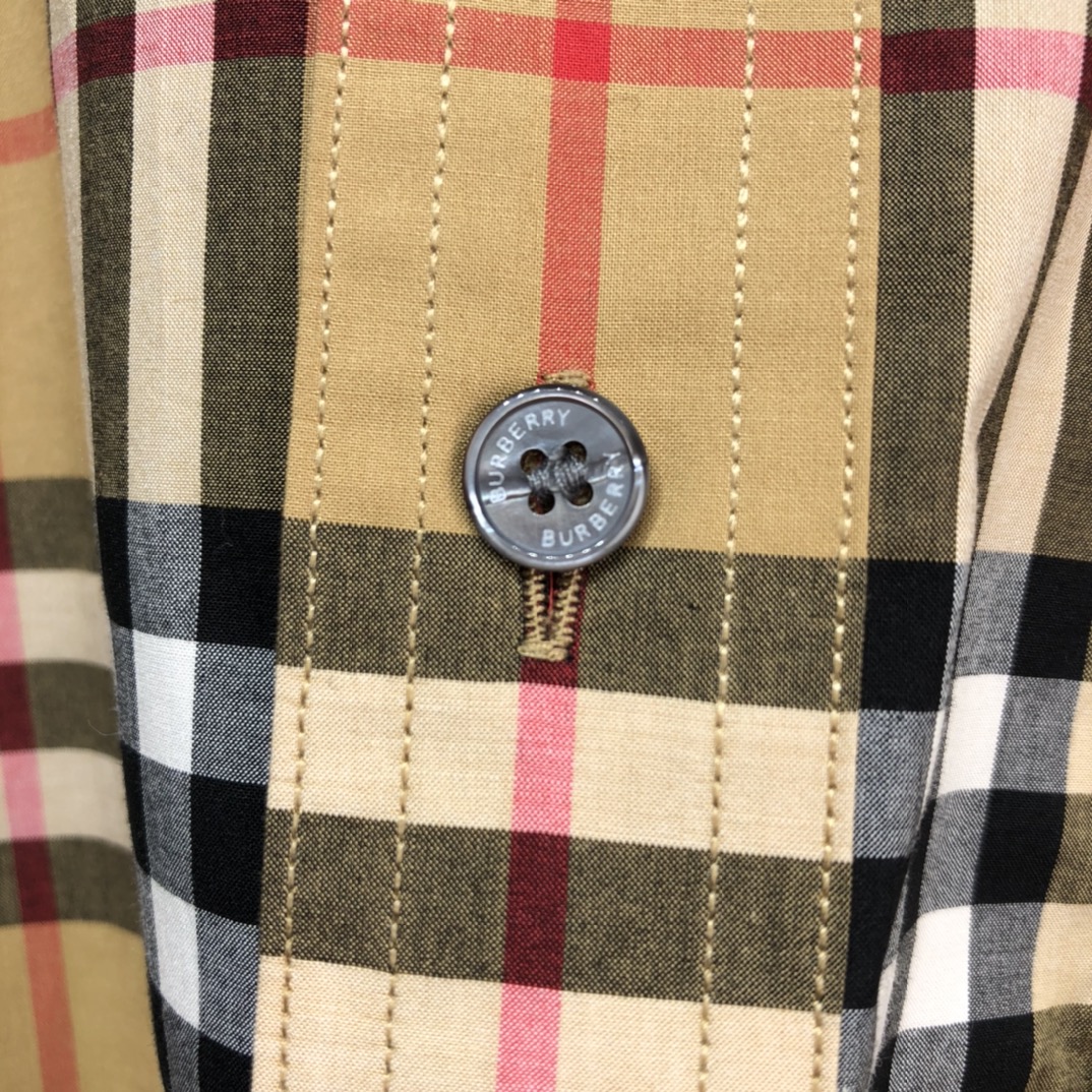 Burberry 2021SS Vintage checked long sleeve shirt