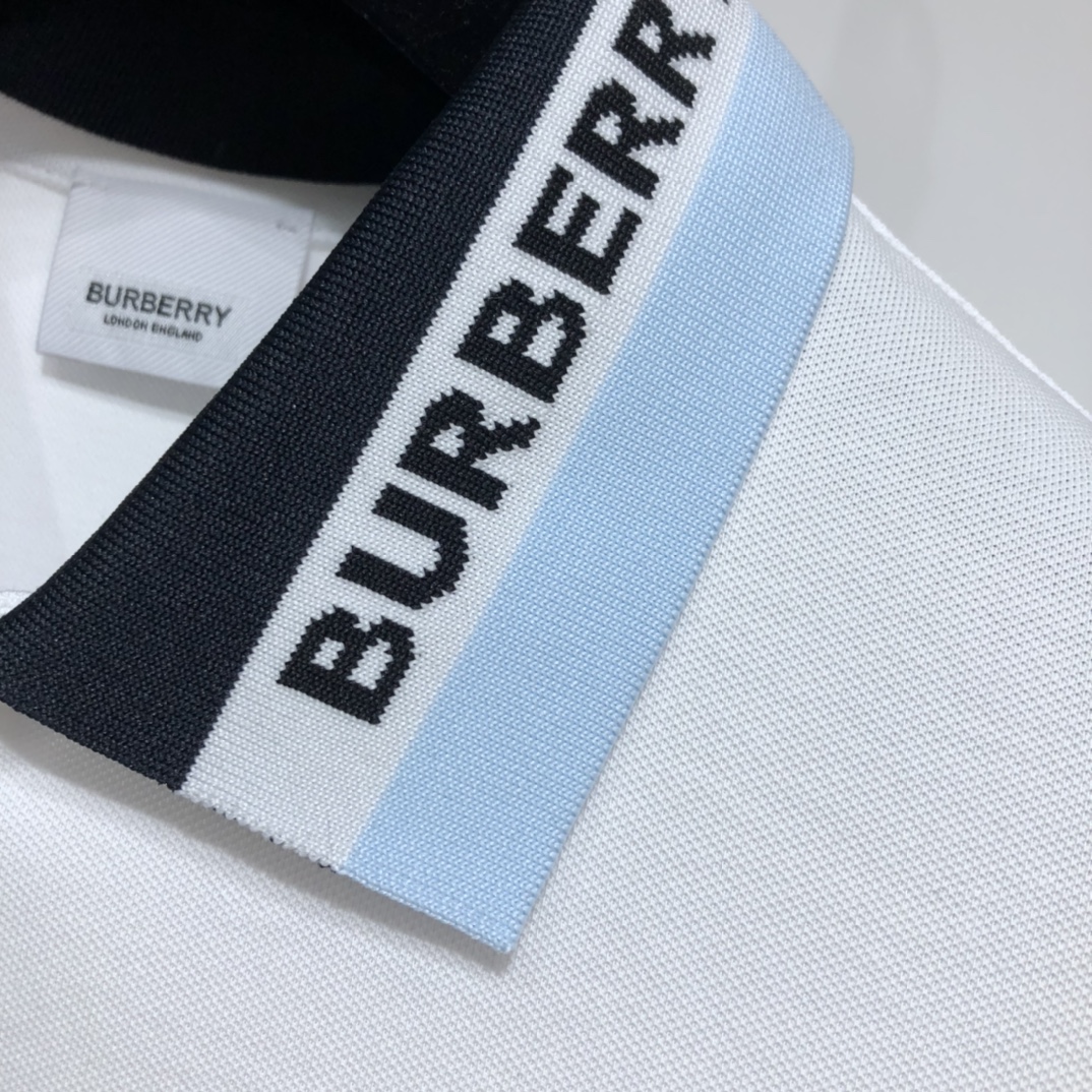 Burberry 2021SS Striped Loose POLO