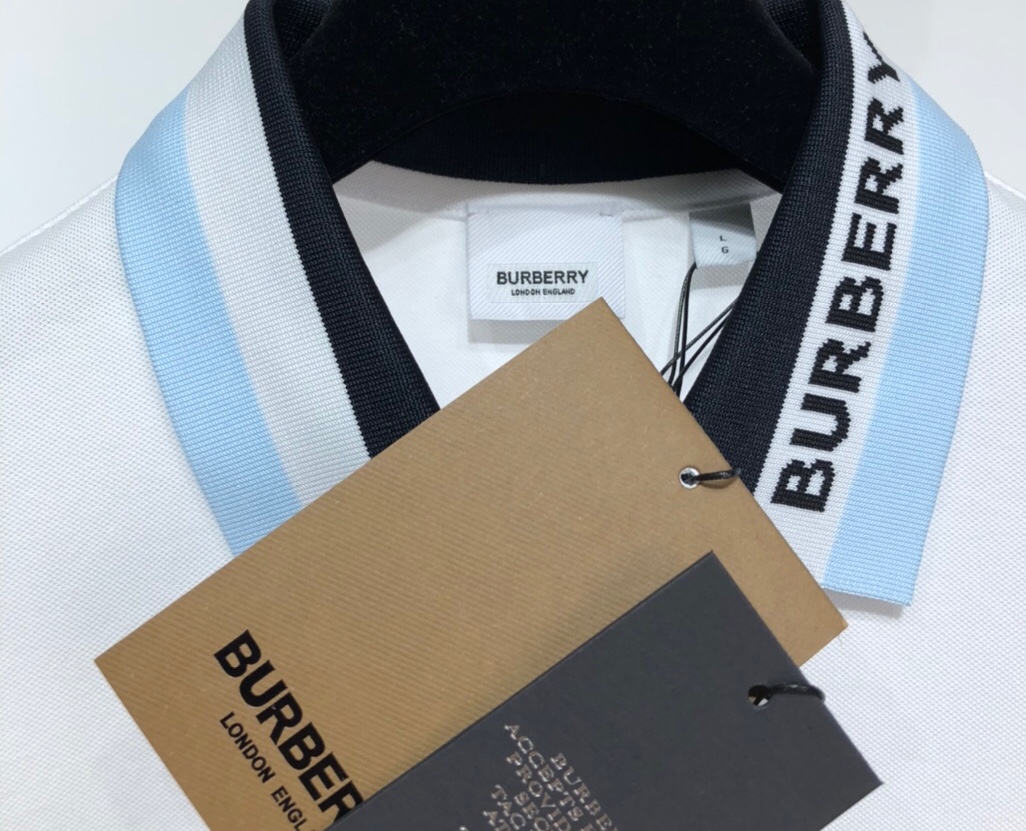 Burberry 2021SS Striped Loose POLO