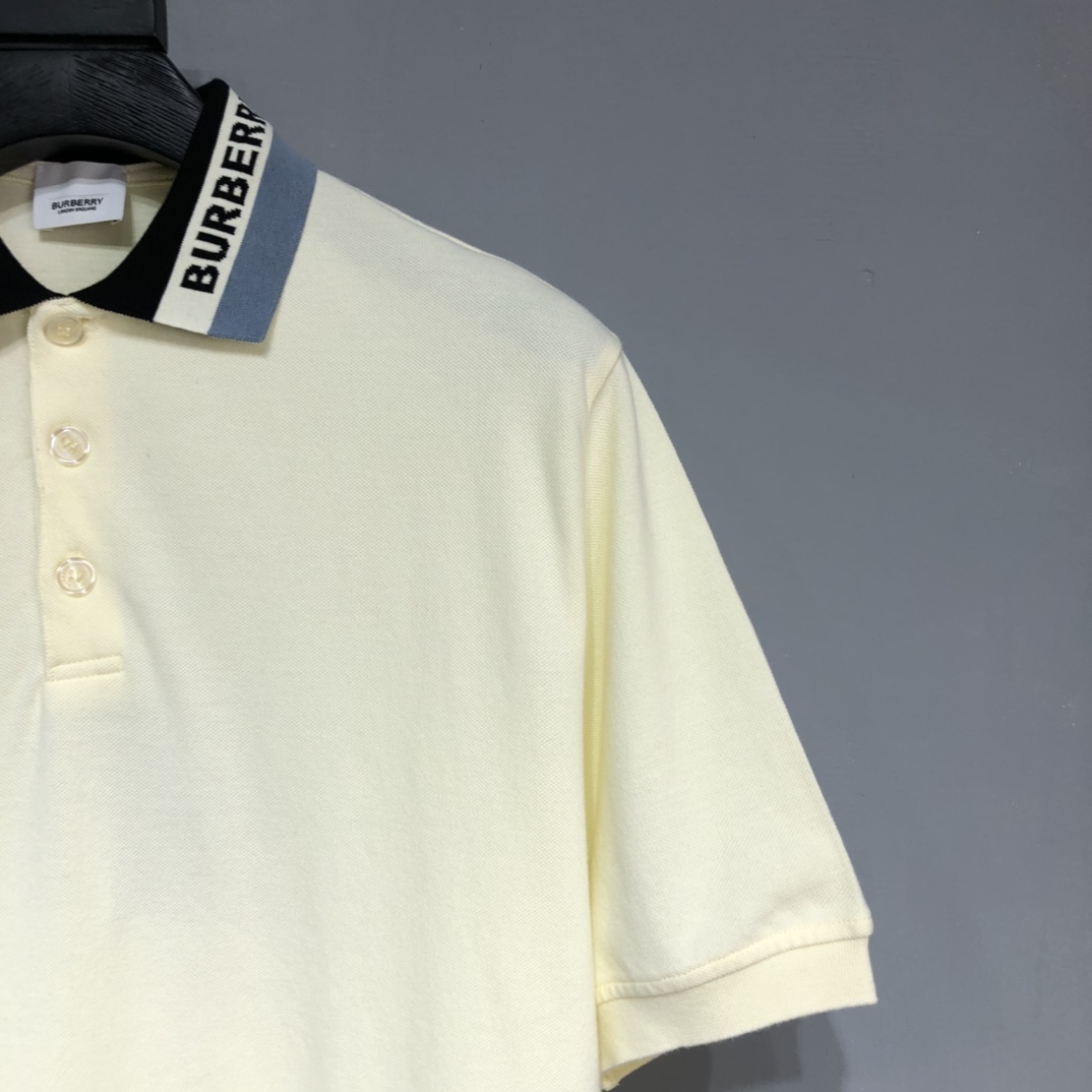 Burberry 2021SS Striped Loose POLO