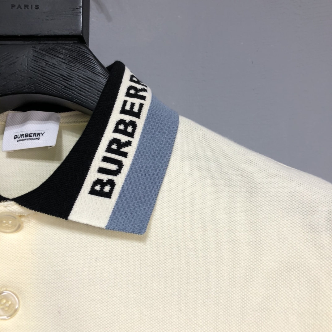 Burberry 2021SS Striped Loose POLO