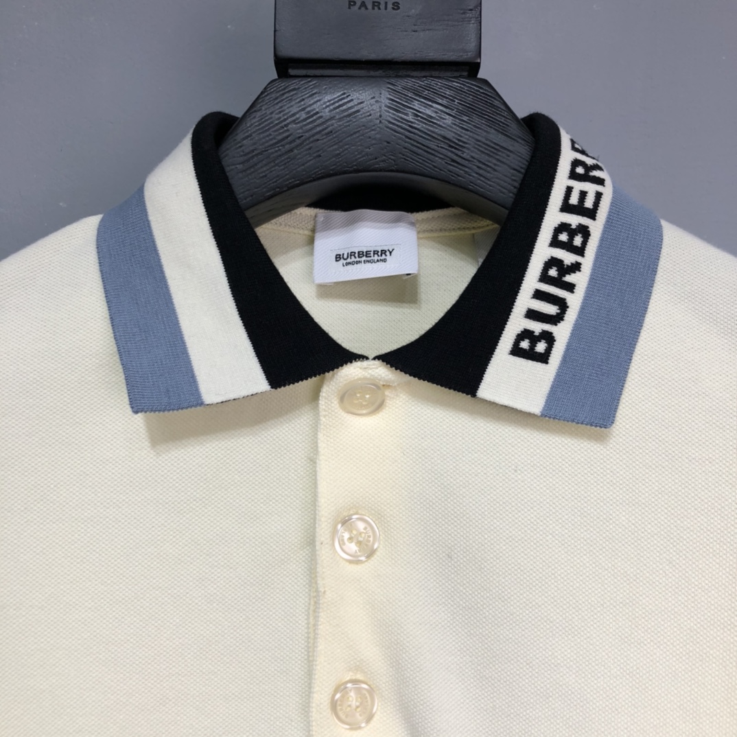 Burberry 2021SS Striped Loose POLO