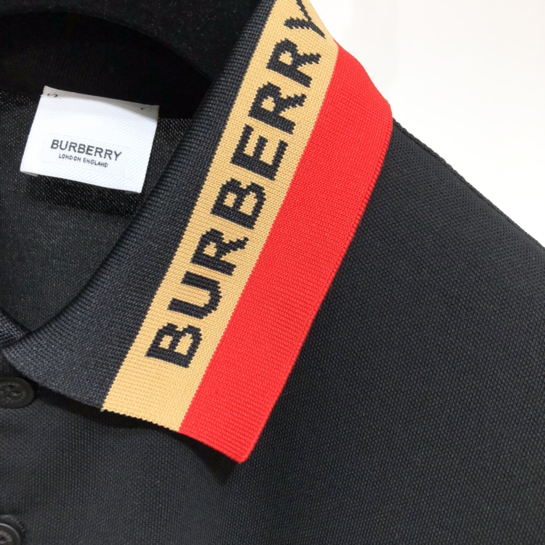 Burberry 2021SS Striped Loose POLO