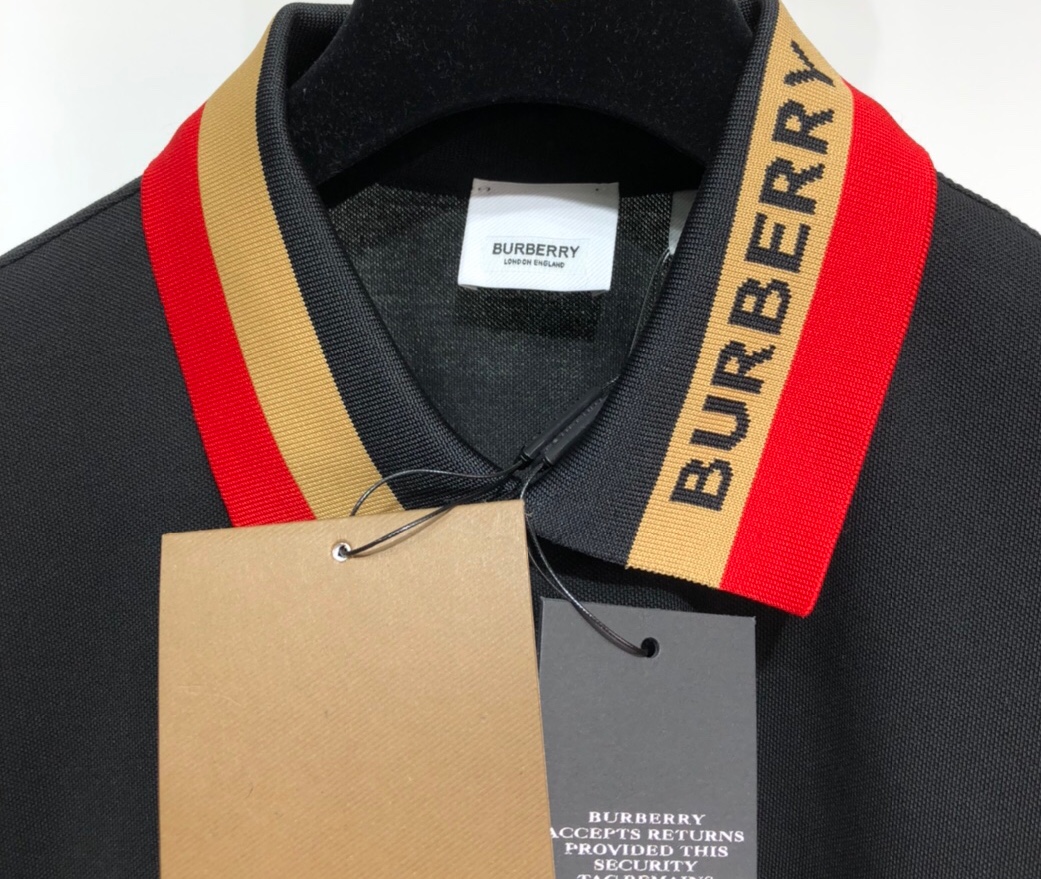 Burberry 2021SS Striped Loose POLO