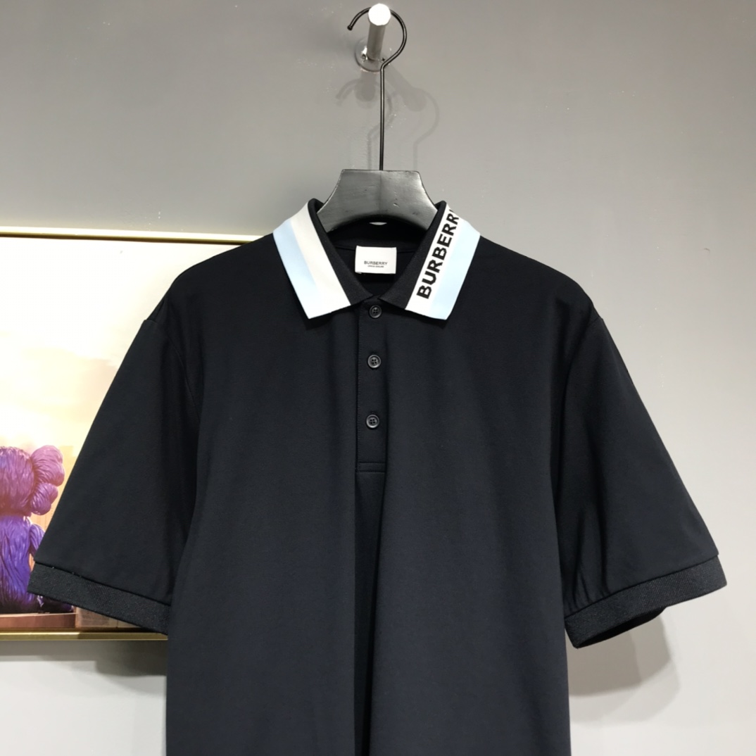 Burberry 2021SS Striped Loose POLO