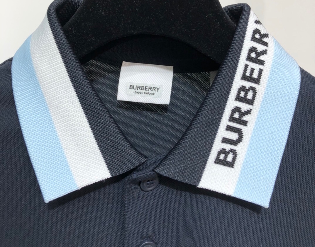 Burberry 2021SS Striped Loose POLO