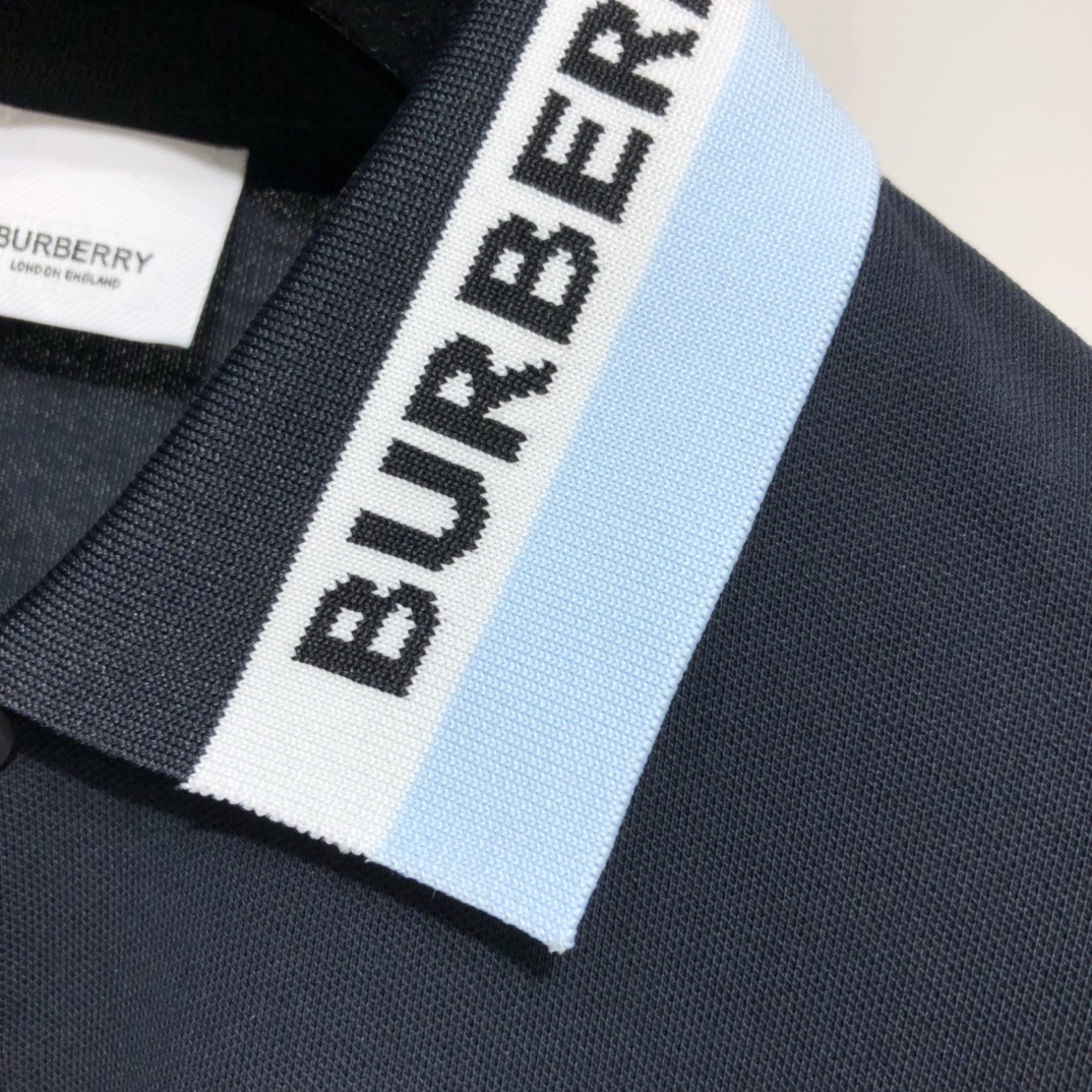 Burberry 2021SS Striped Loose POLO