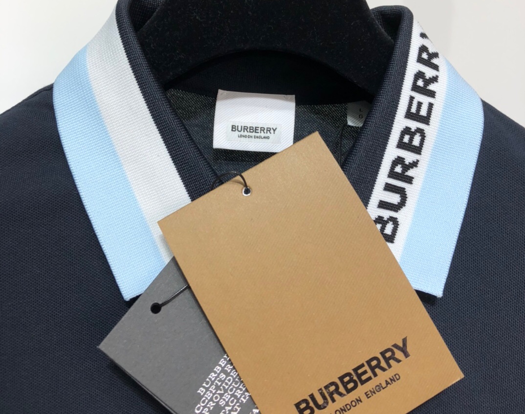 Burberry 2021SS Striped Loose POLO