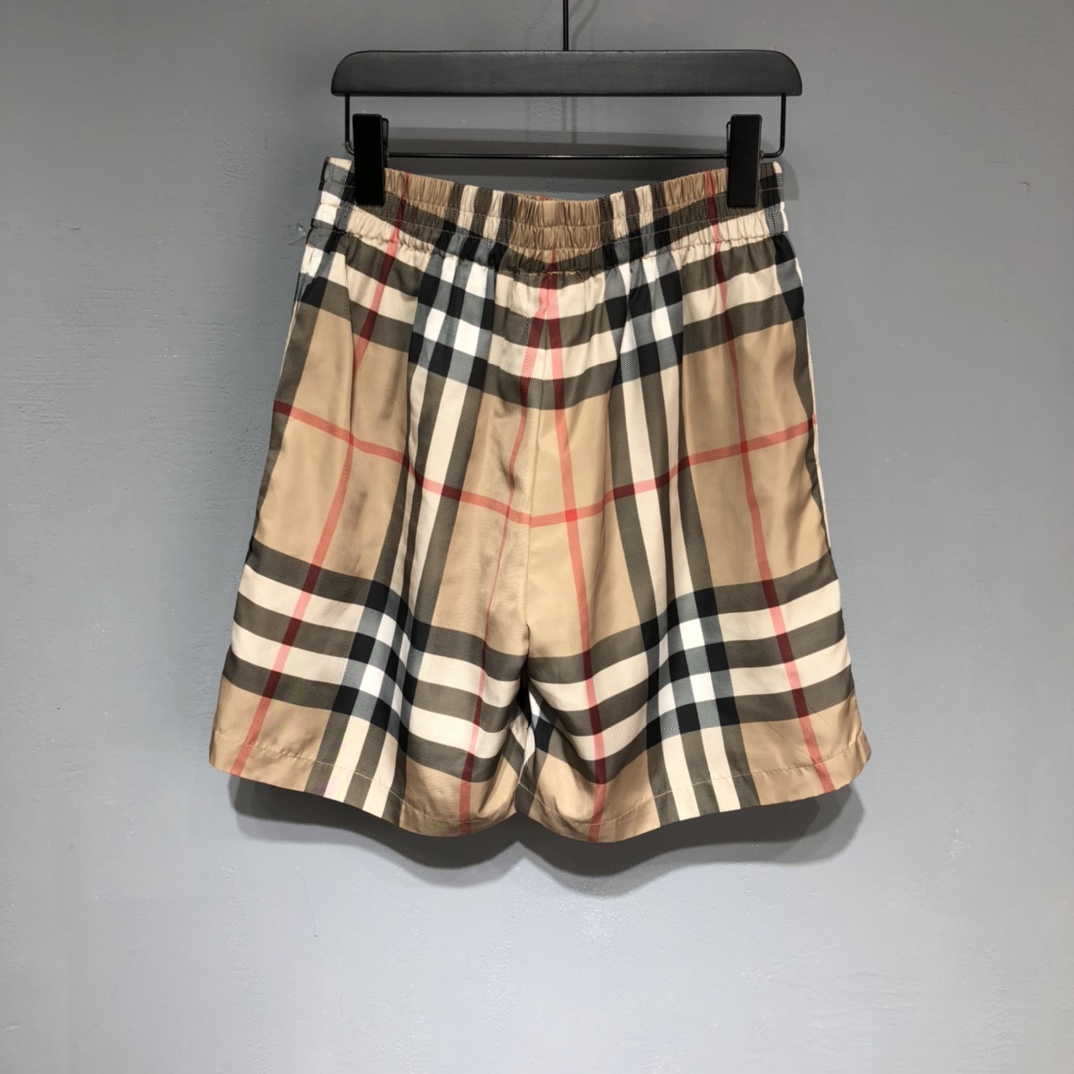 Burberry 2021SS plaid Drawstring  Shorts