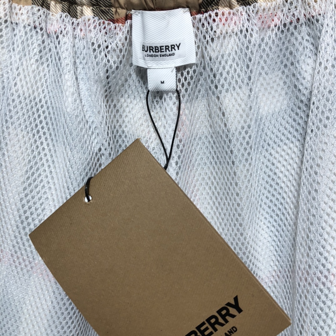 Burberry 2021SS plaid Drawstring  Shorts