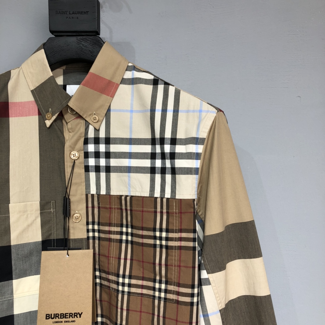 Burberry 2021SS new arrival checked shirt