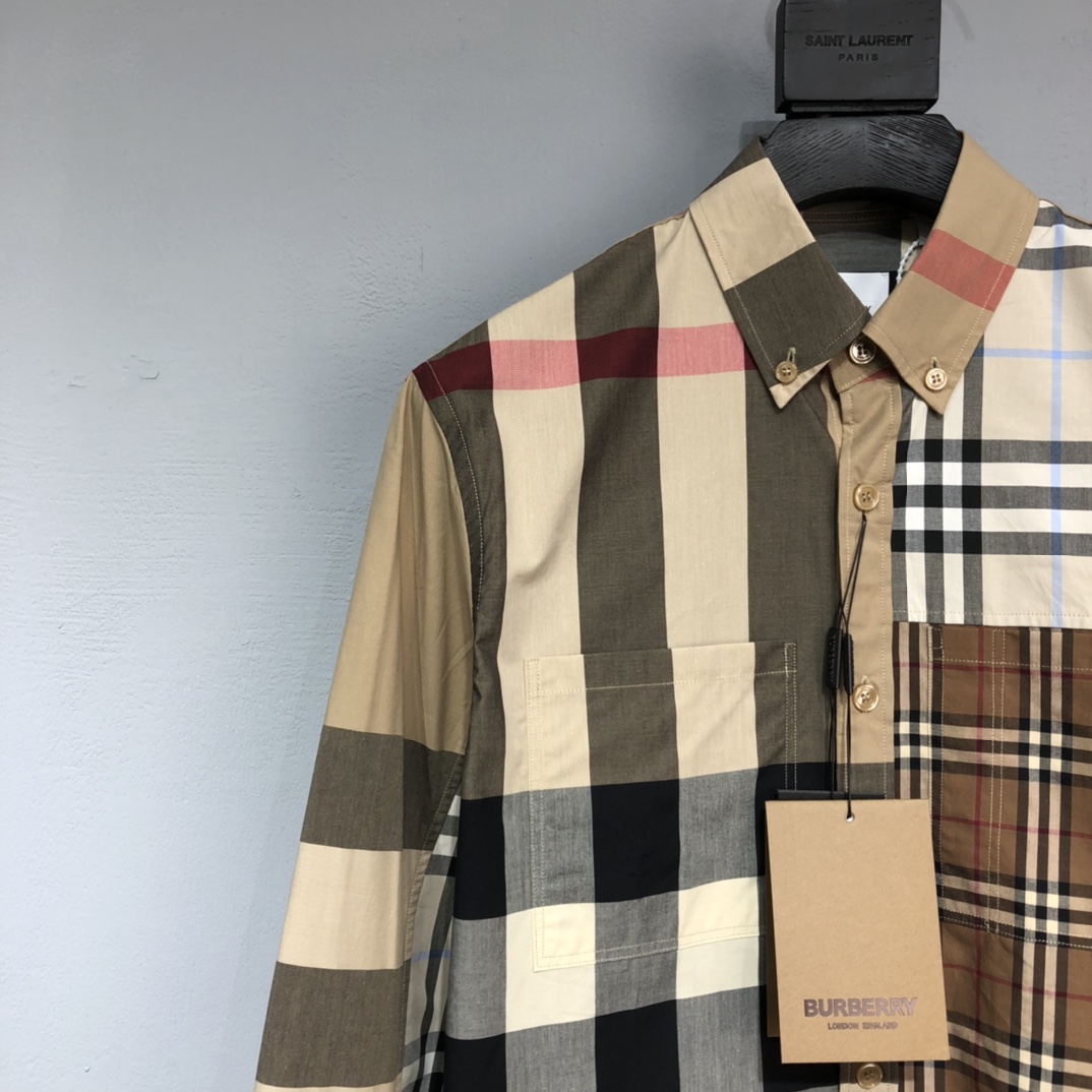 Burberry 2021SS new arrival checked shirt