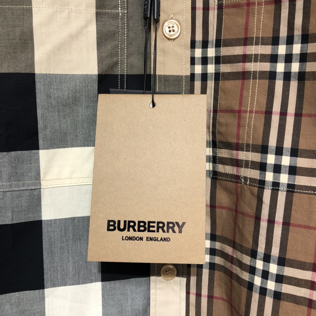 Burberry 2021SS new arrival checked shirt