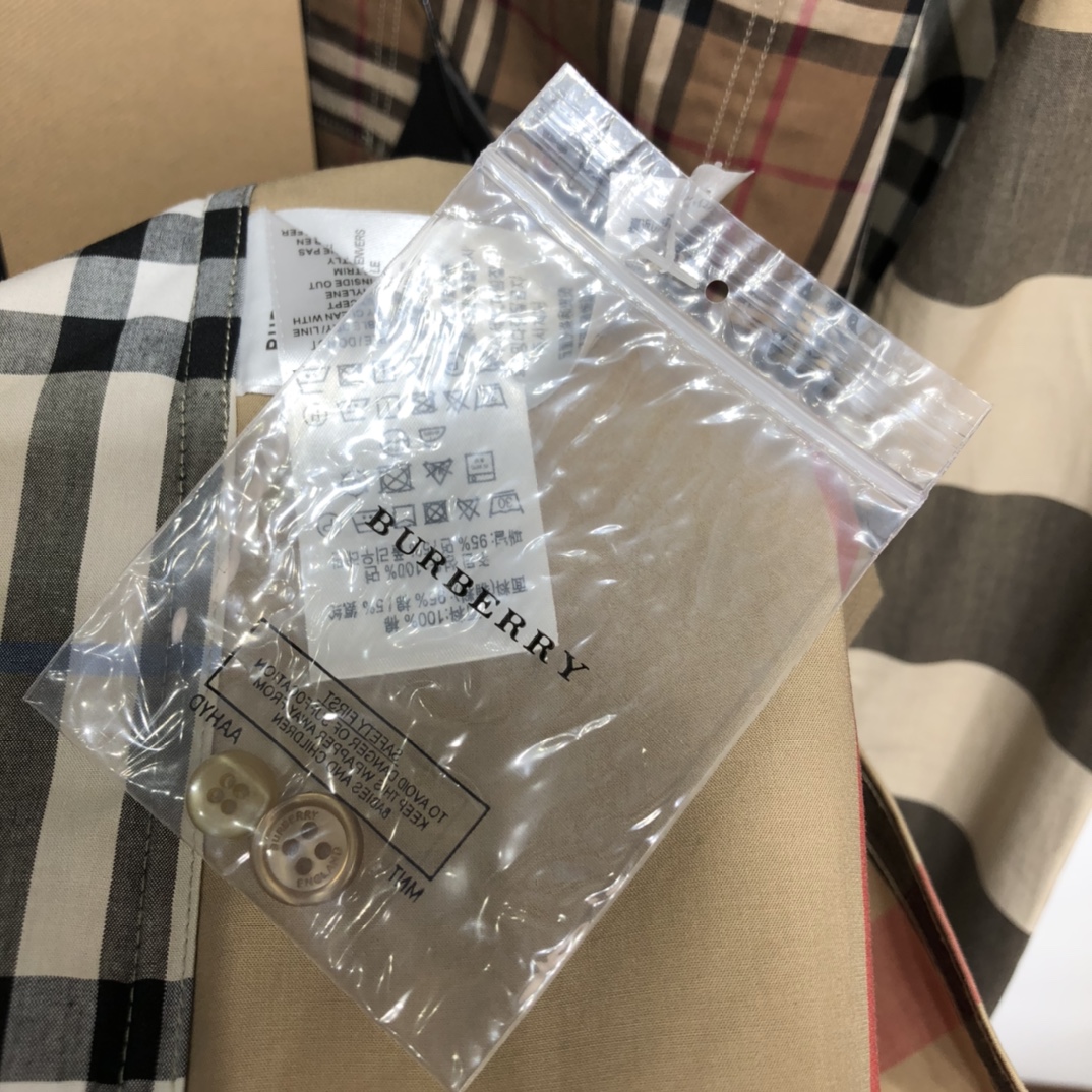 Burberry 2021SS new arrival checked shirt