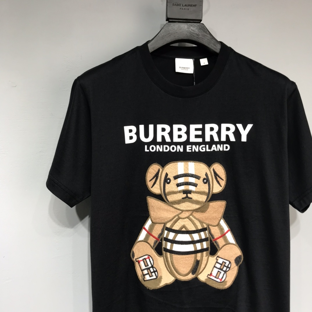 Burberry 2021ss little bear short sleeve shirt