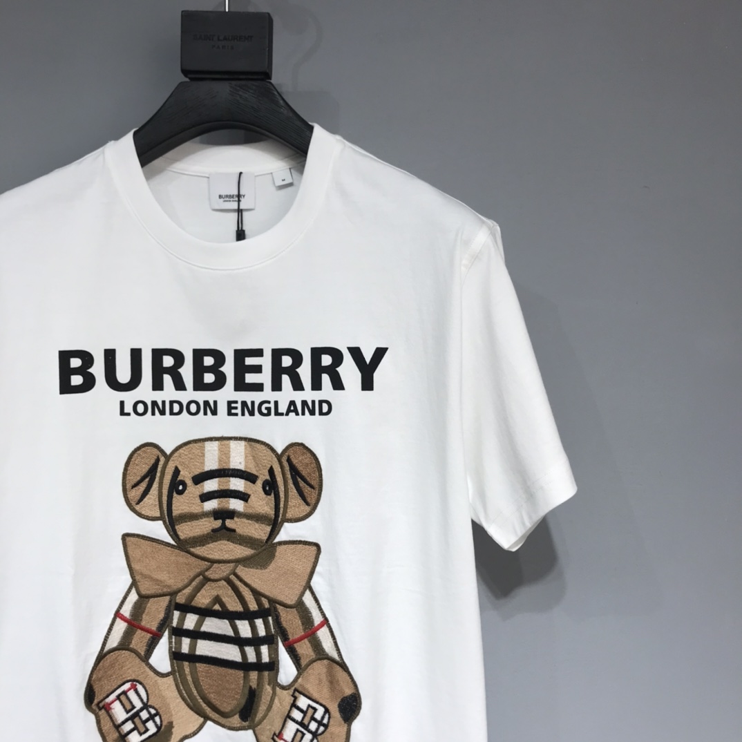 Burberry 2021ss little bear short sleeve shirt