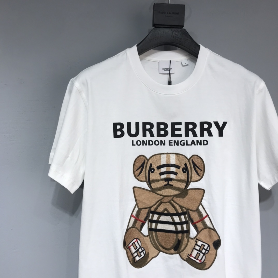 Burberry 2021ss little bear short sleeve shirt