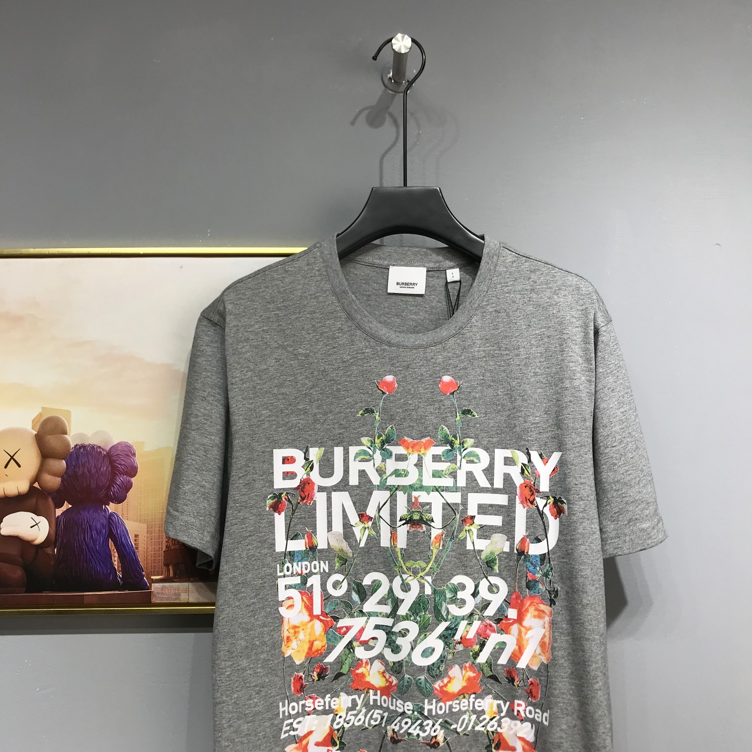 Burberry 2021ss letter printing T-Shirt