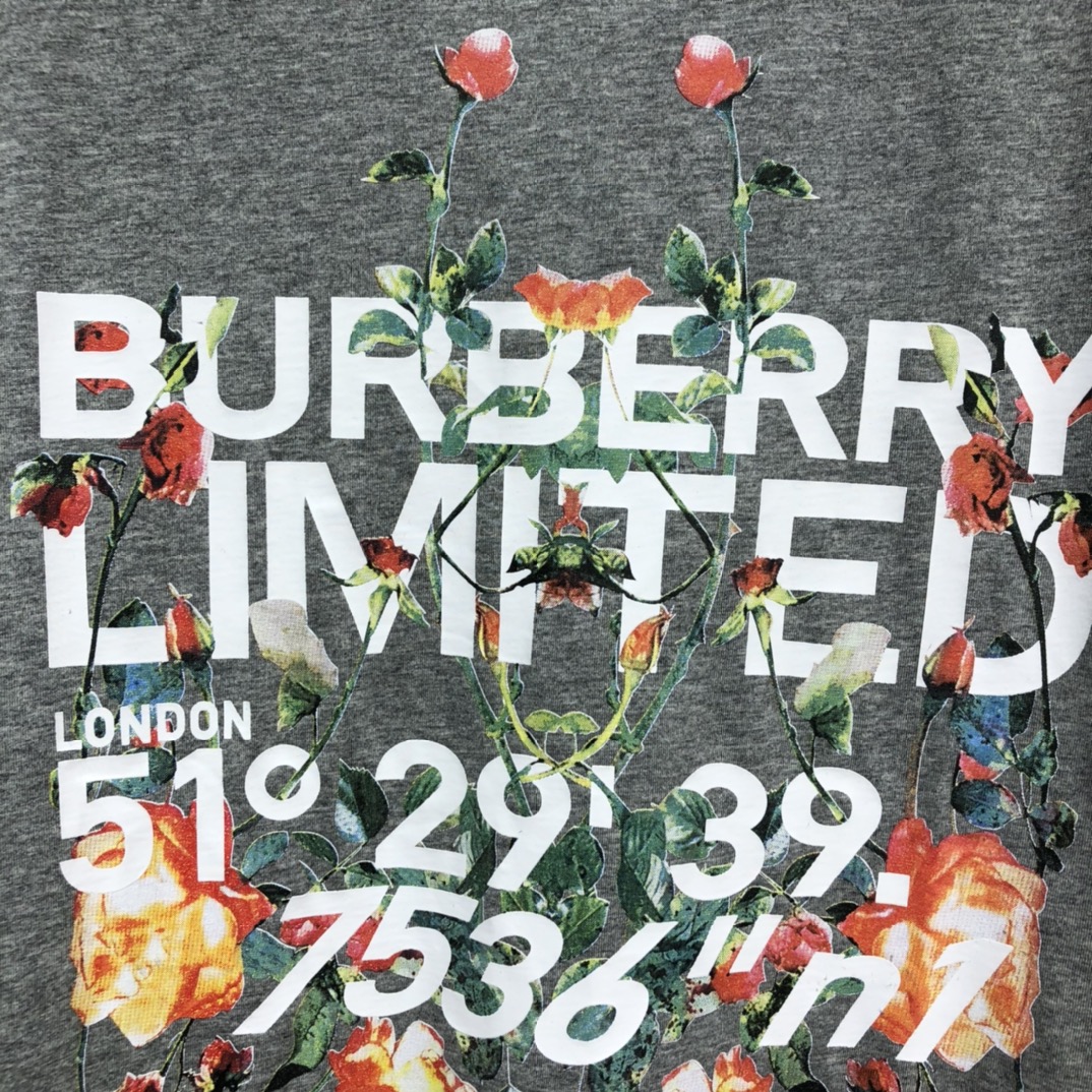 Burberry 2021ss letter printing T-Shirt