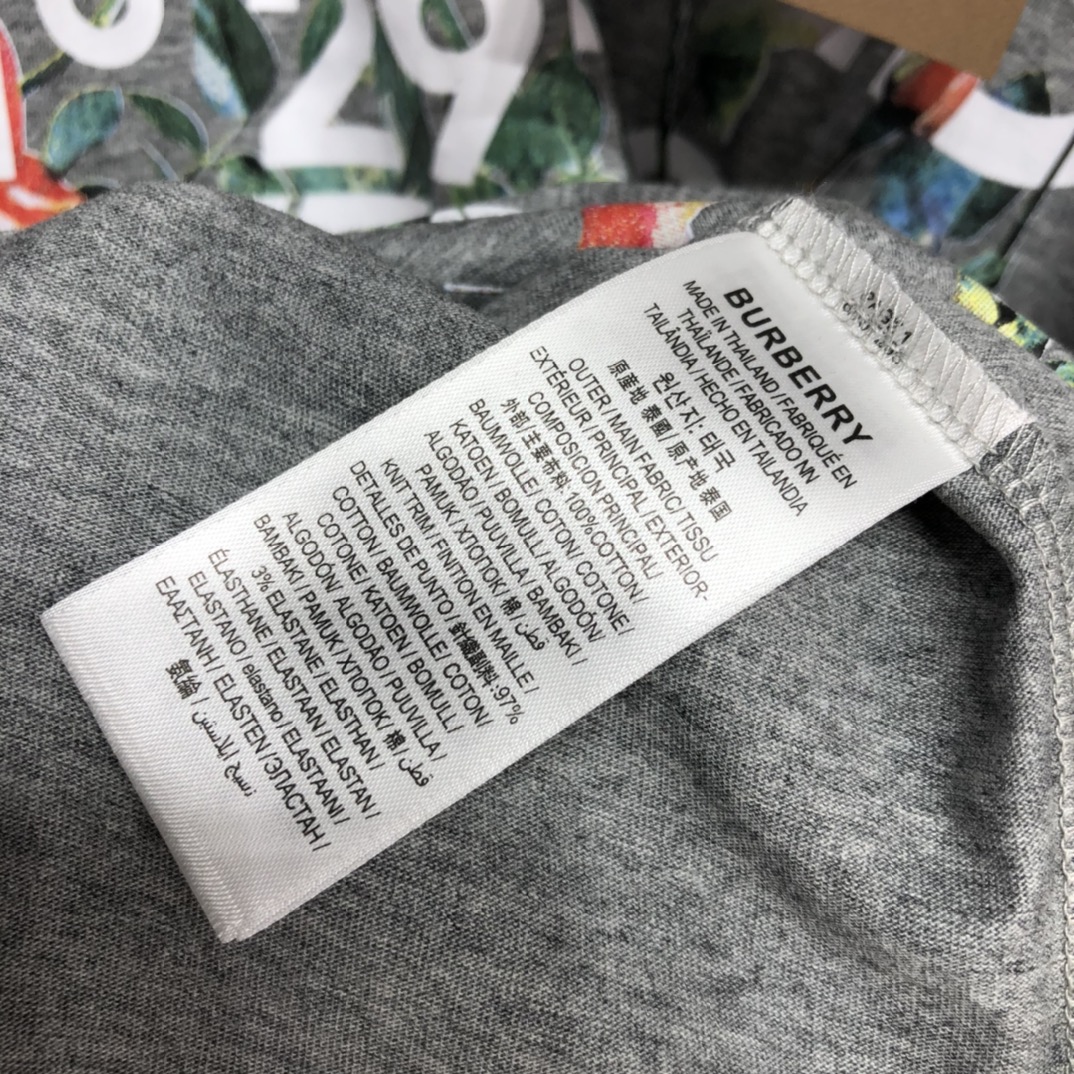 Burberry 2021ss letter printing T-Shirt