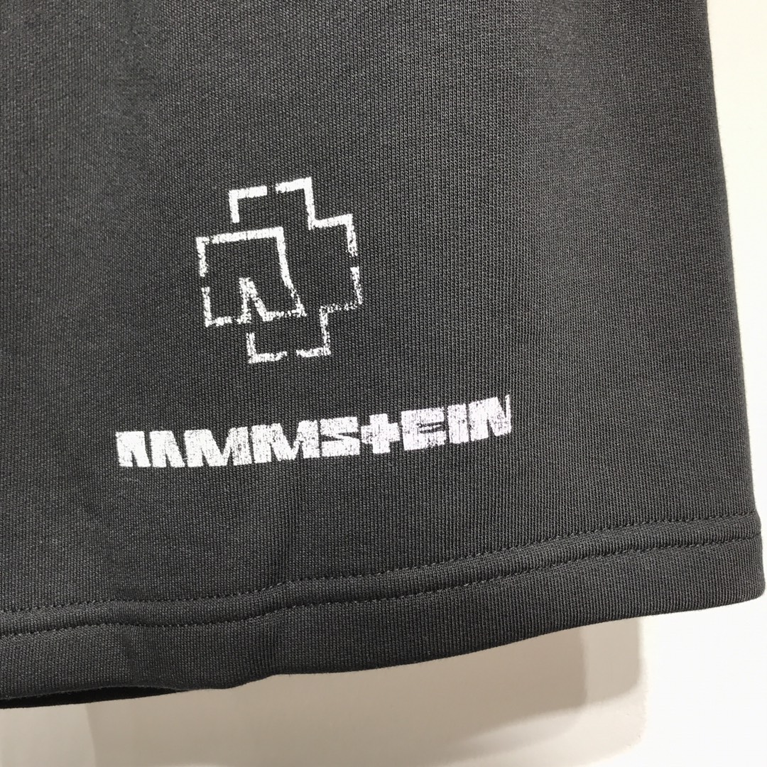 Balenciga 2021ss Rammstein Apple Music Retro Shorts