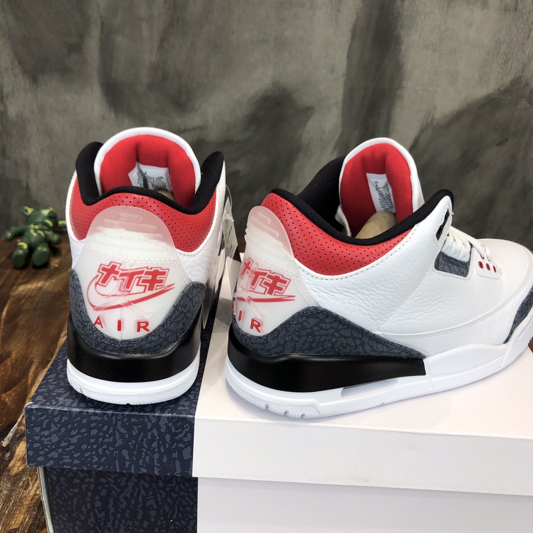 Nike Sneaker Air Jordan 3 SE-T JP Denim Fire Red