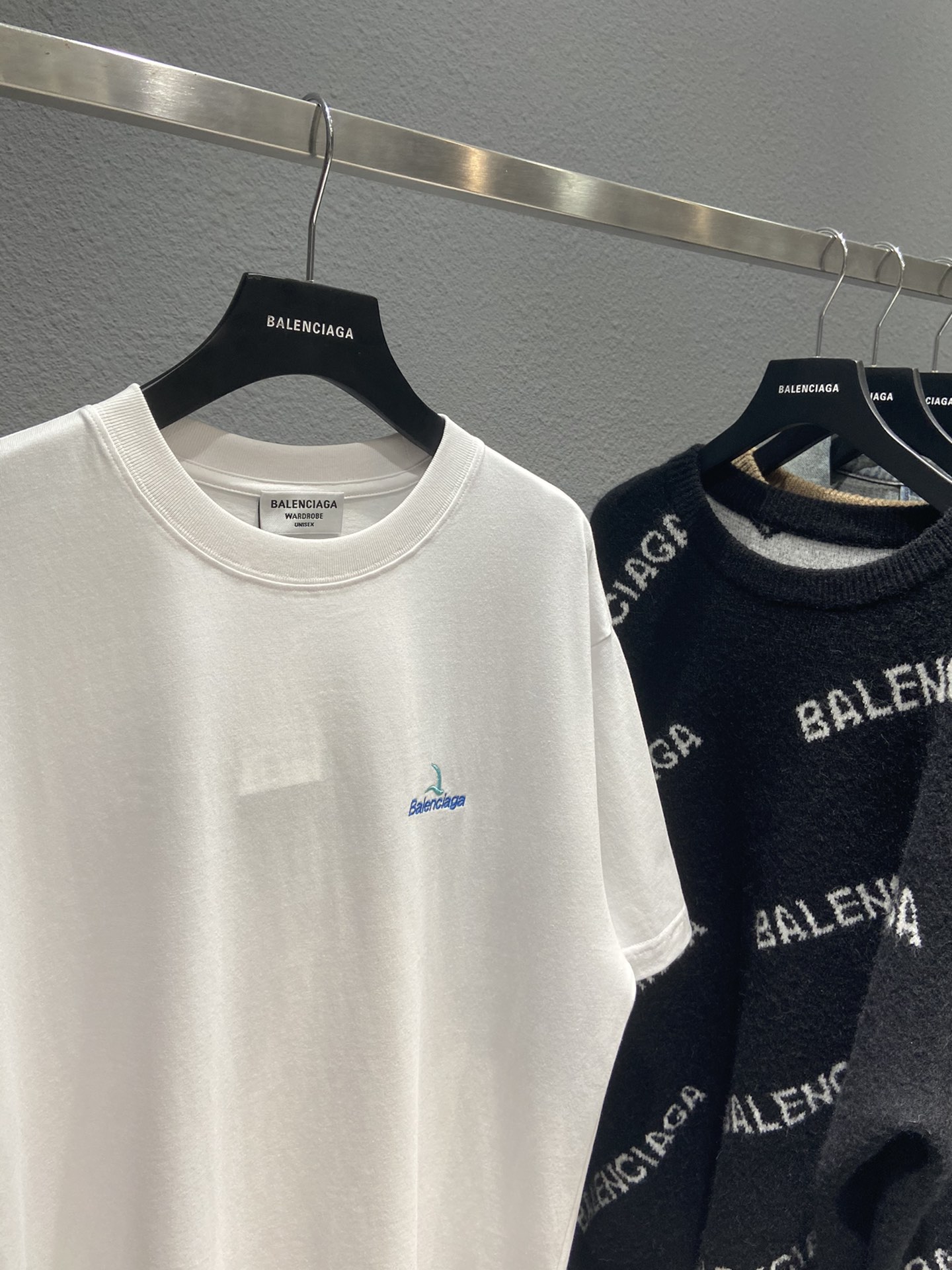 Balenciaga T-Shirt Printed in White