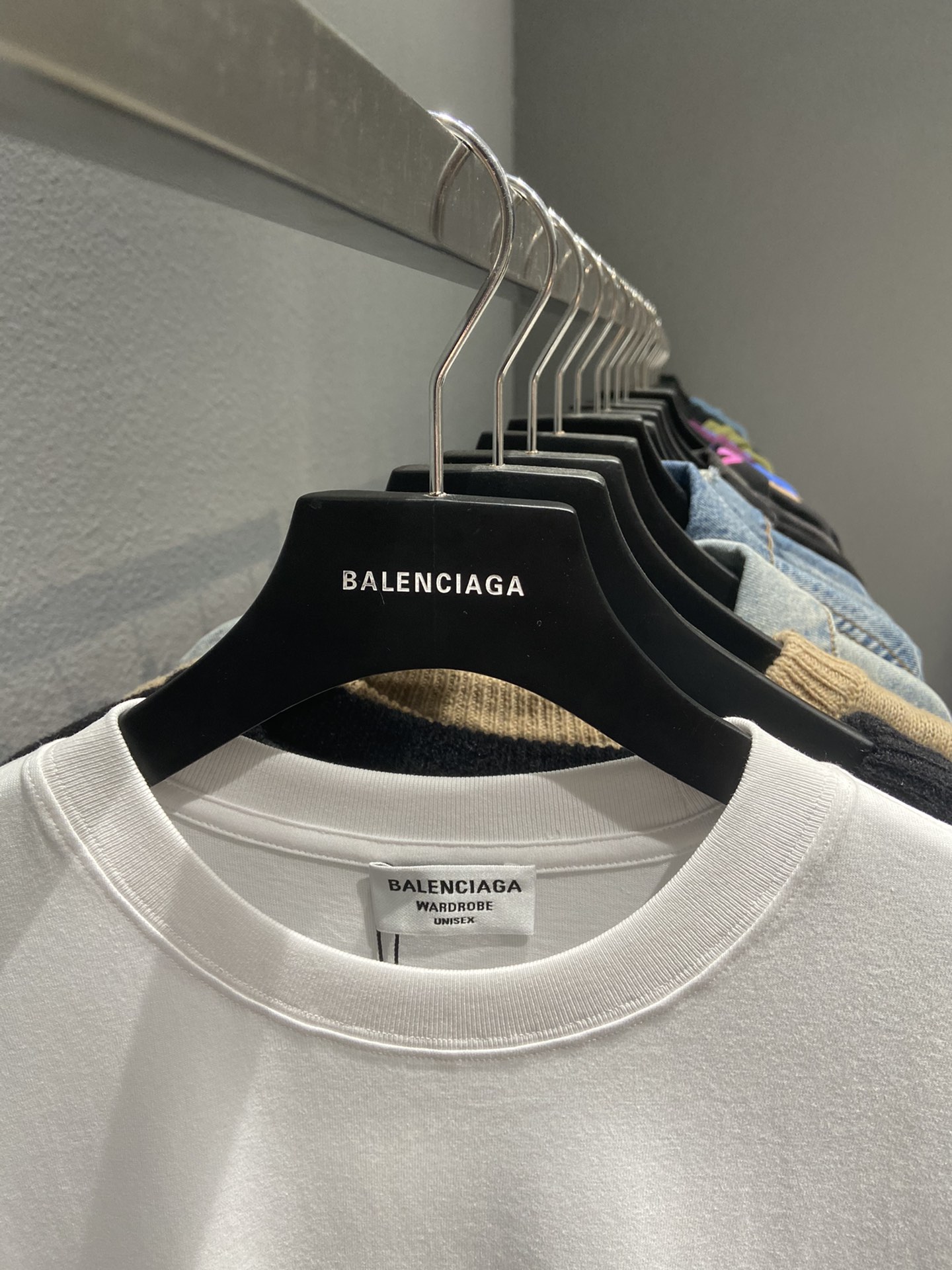 Balenciaga T-Shirt Printed in White