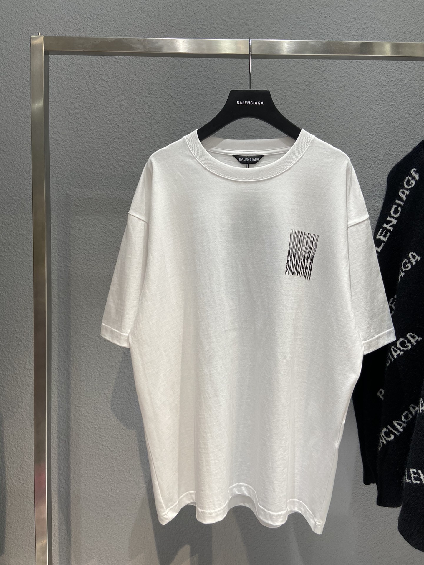 Balenciaga T-Shirt Printed in White