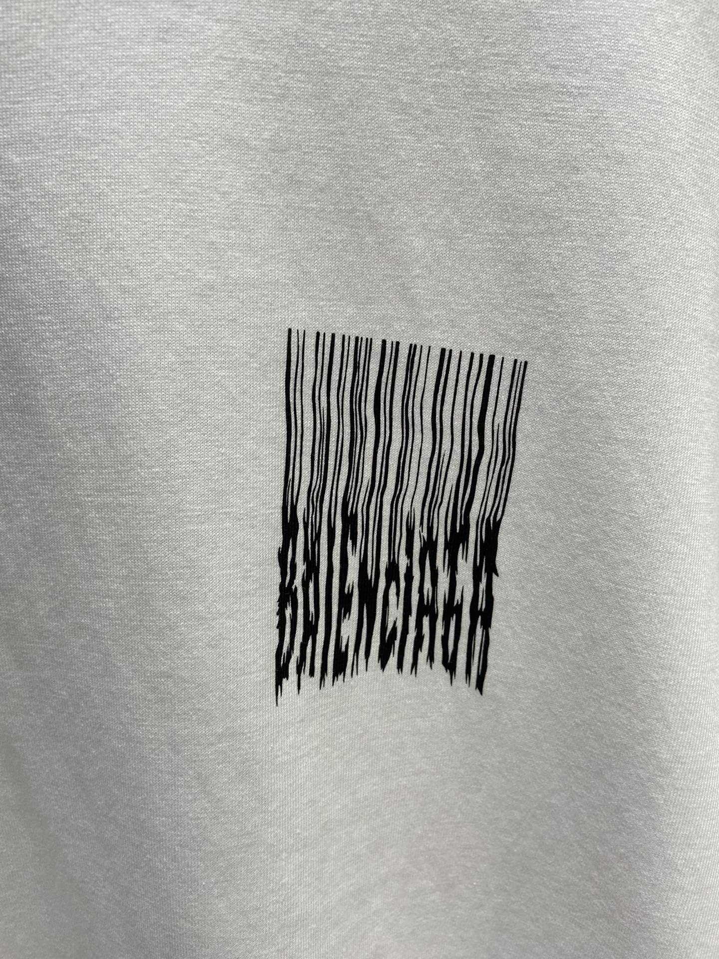 Balenciaga T-Shirt Printed in White