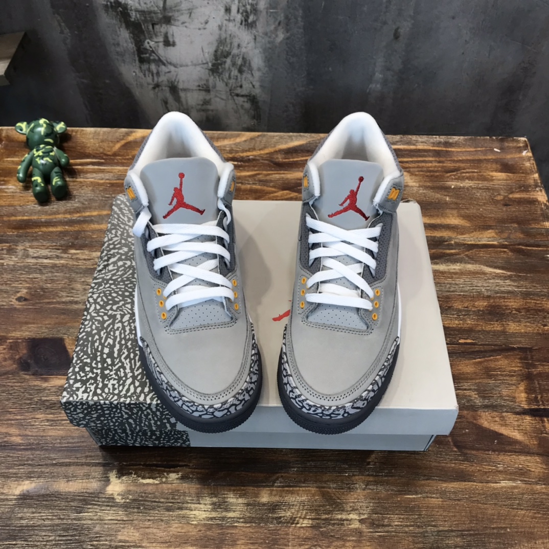 Nike Sneaker Air Jordan 3 Retro ＂Cool Grey＂