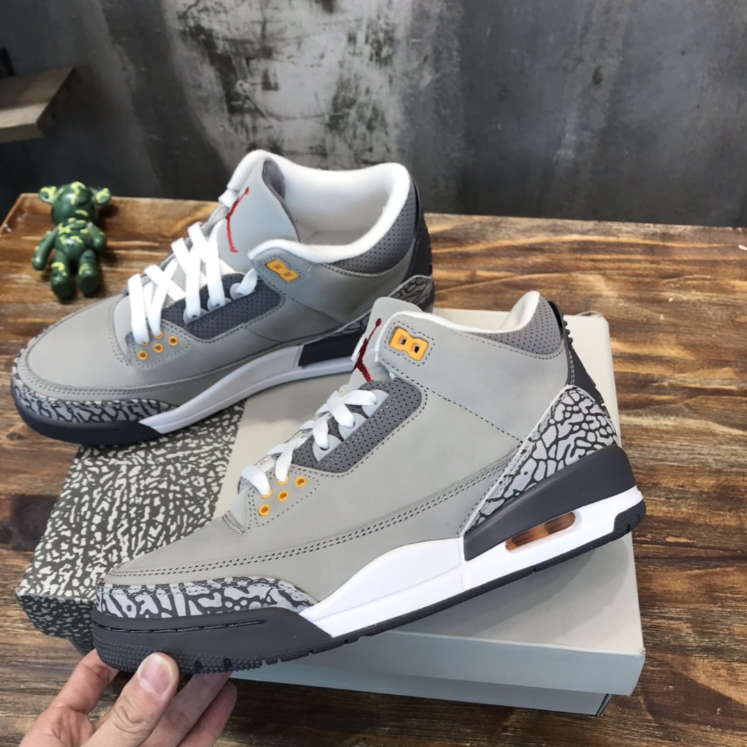 Nike Sneaker Air Jordan 3 Retro ＂Cool Grey＂