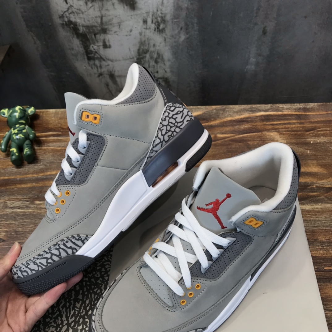 Nike Sneaker Air Jordan 3 Retro ＂Cool Grey＂