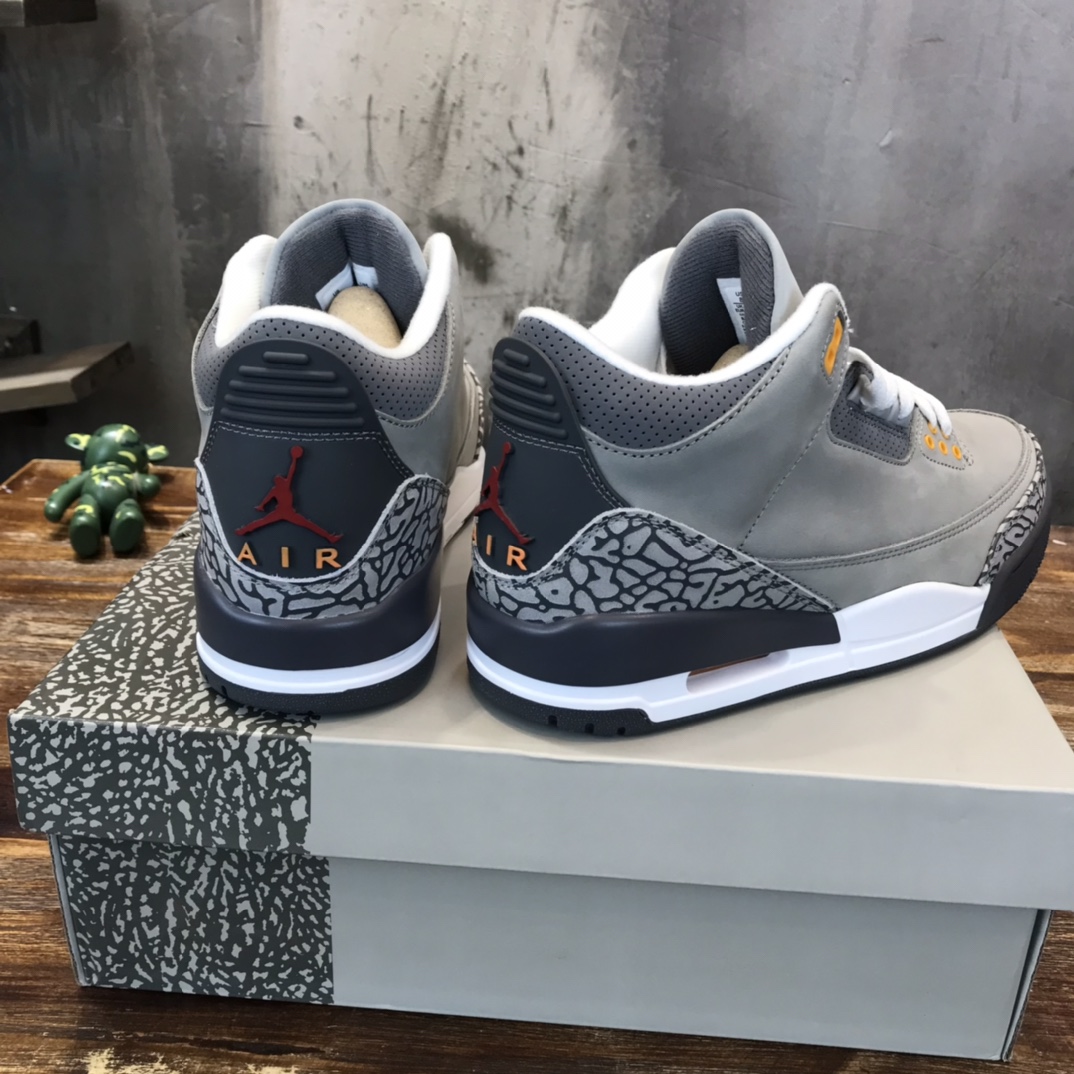 Nike Sneaker Air Jordan 3 Retro ＂Cool Grey＂