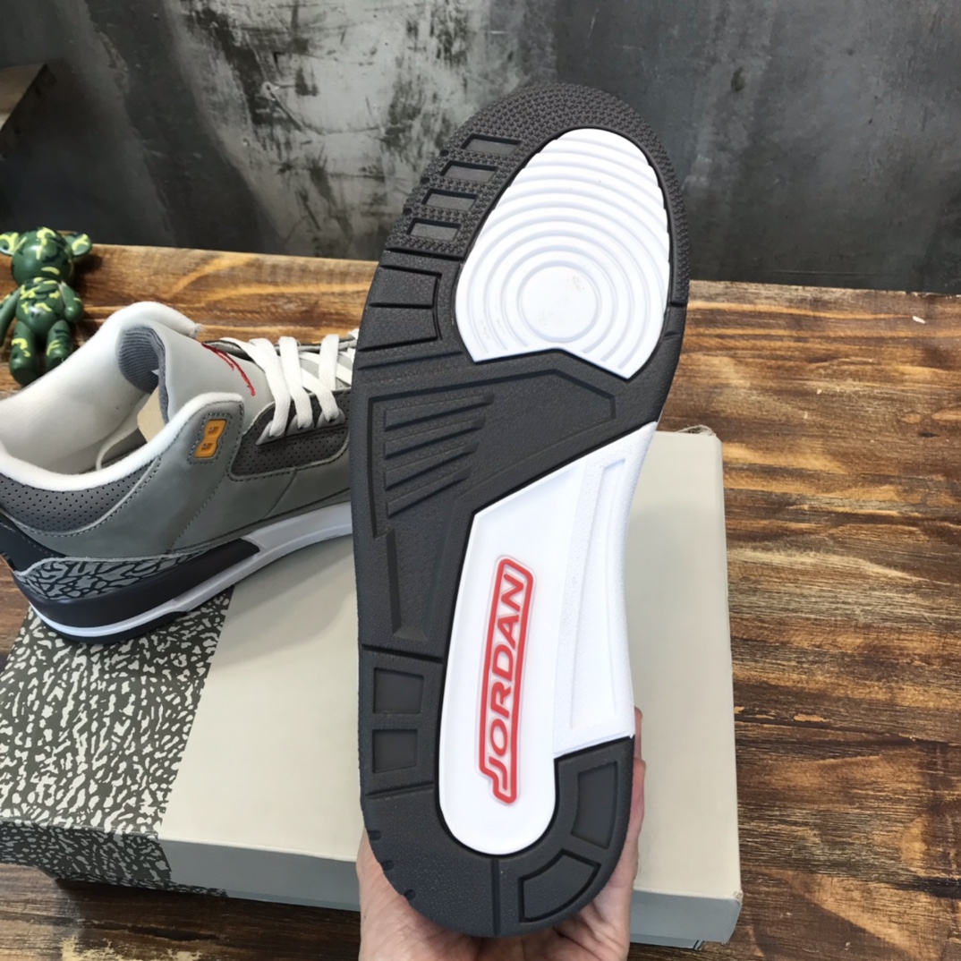 Nike Sneaker Air Jordan 3 Retro ＂Cool Grey＂