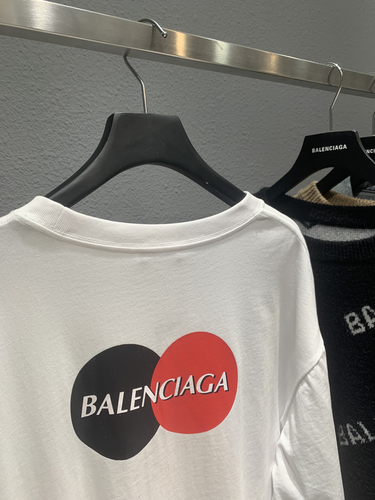 Balenciaga T-Shirt Printed in White