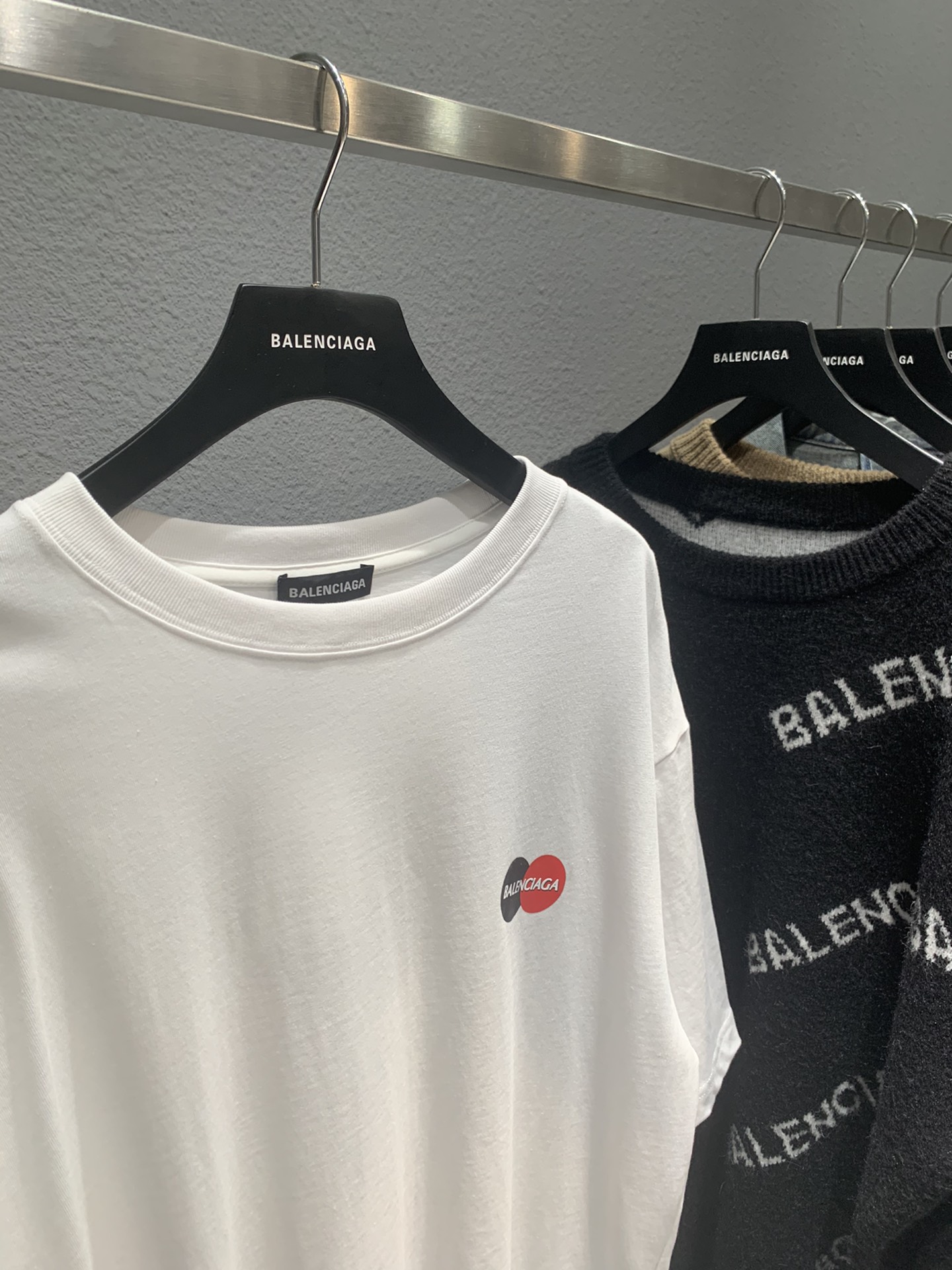 Balenciaga T-Shirt Printed in White