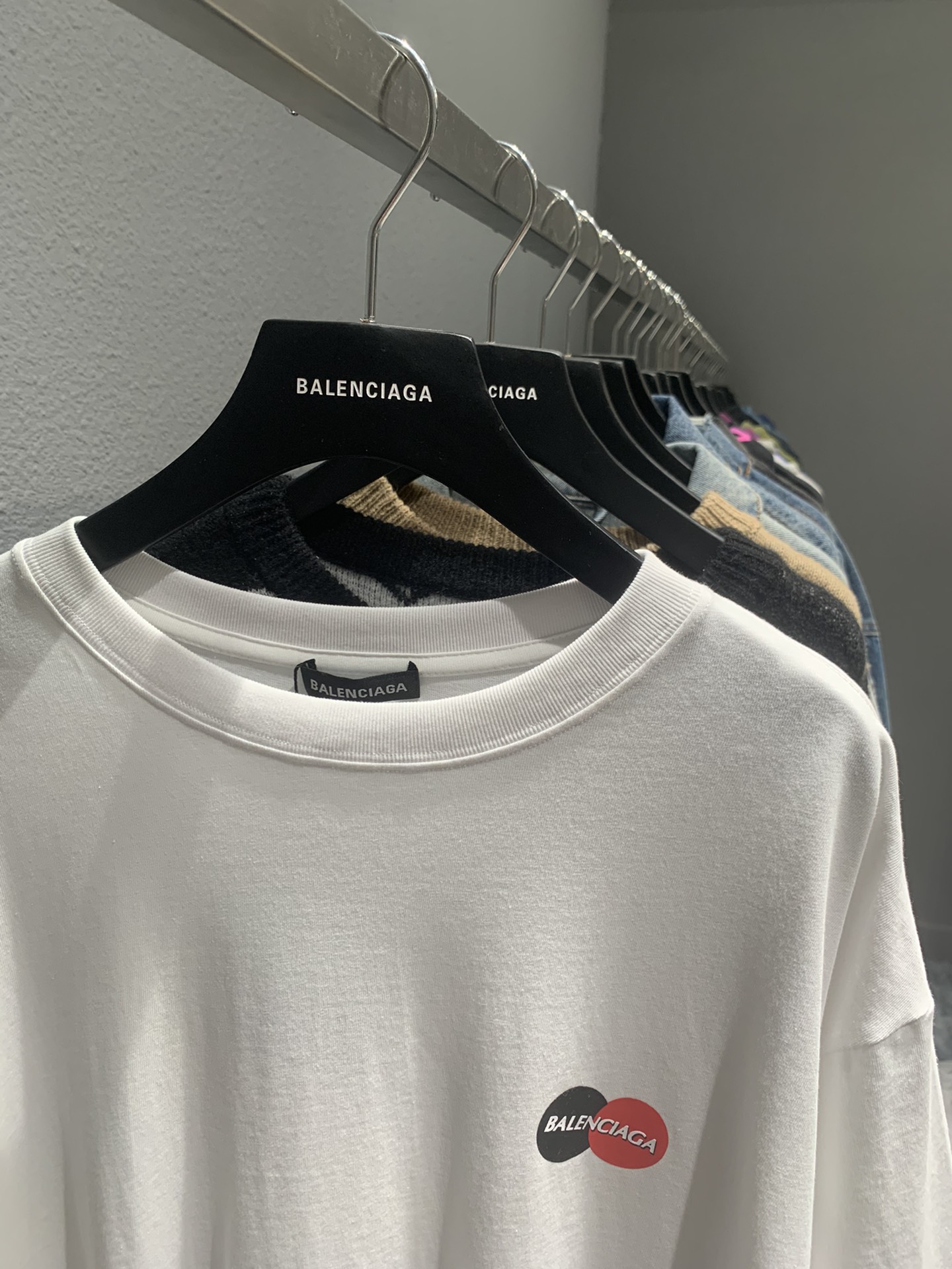 Balenciaga T-Shirt Printed in White