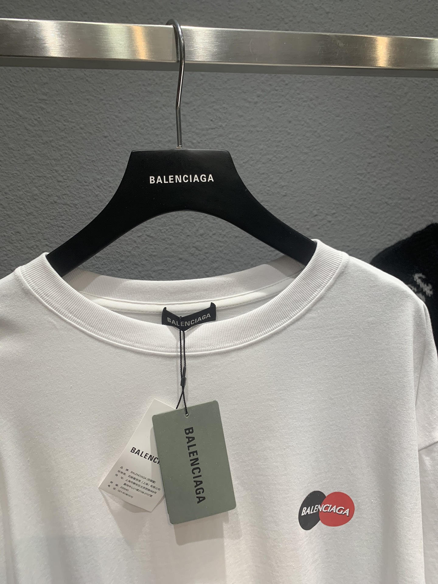 Balenciaga T-Shirt Printed in White