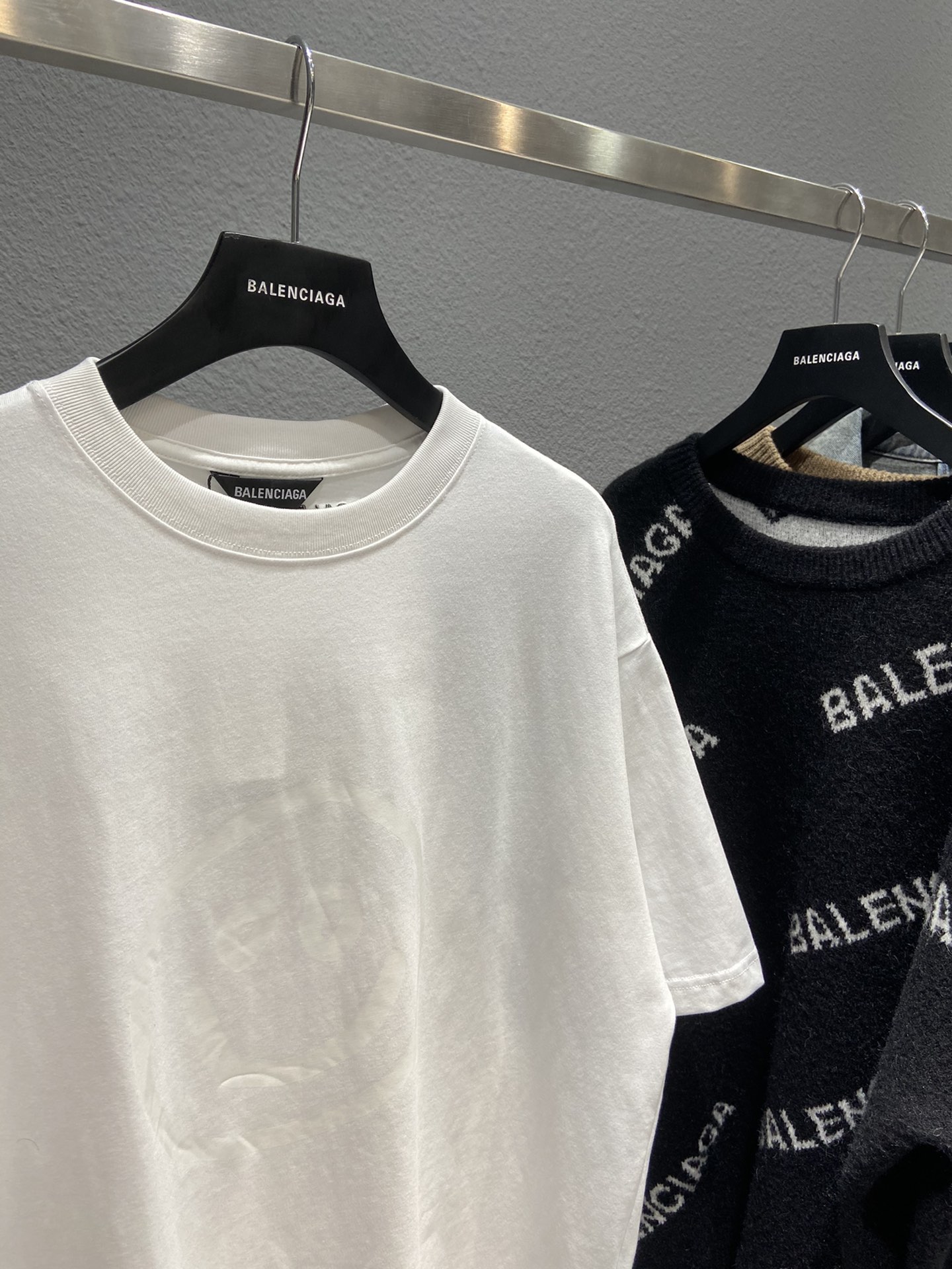 Balenciaga T-Shirt Printed in White